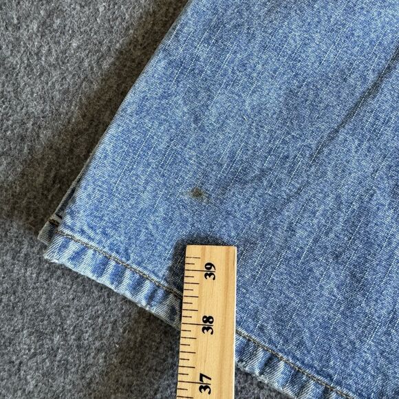 Vtg Y2K Harley Davidson Womens Side Snap Legs Boot Cut Biker Jeans - Picture 14 of 14